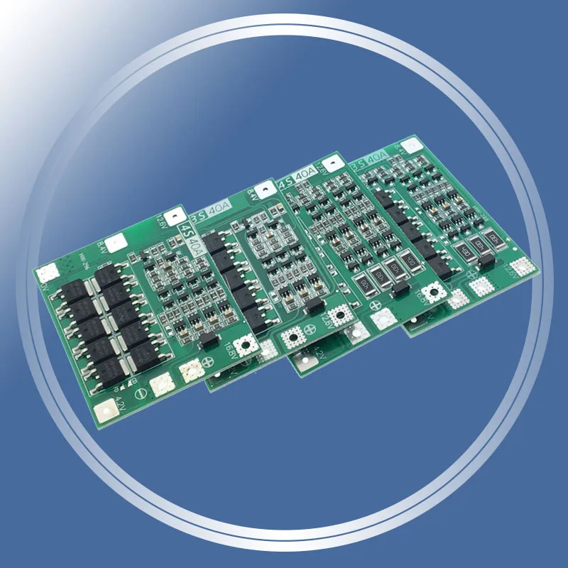 Защитная плата 3S/4S 40A/60A 18650 BMS для зарядки литий ионных батарей двигателя