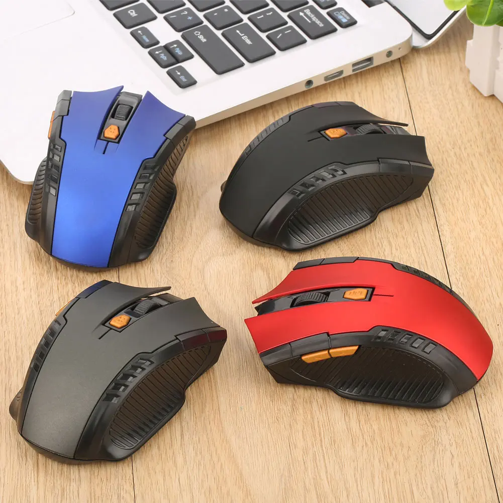 2 4 ГГц USB Беспроводная оптическая мышь 2000 dpi 6 кнопок ПК ноутбук компьютерные
