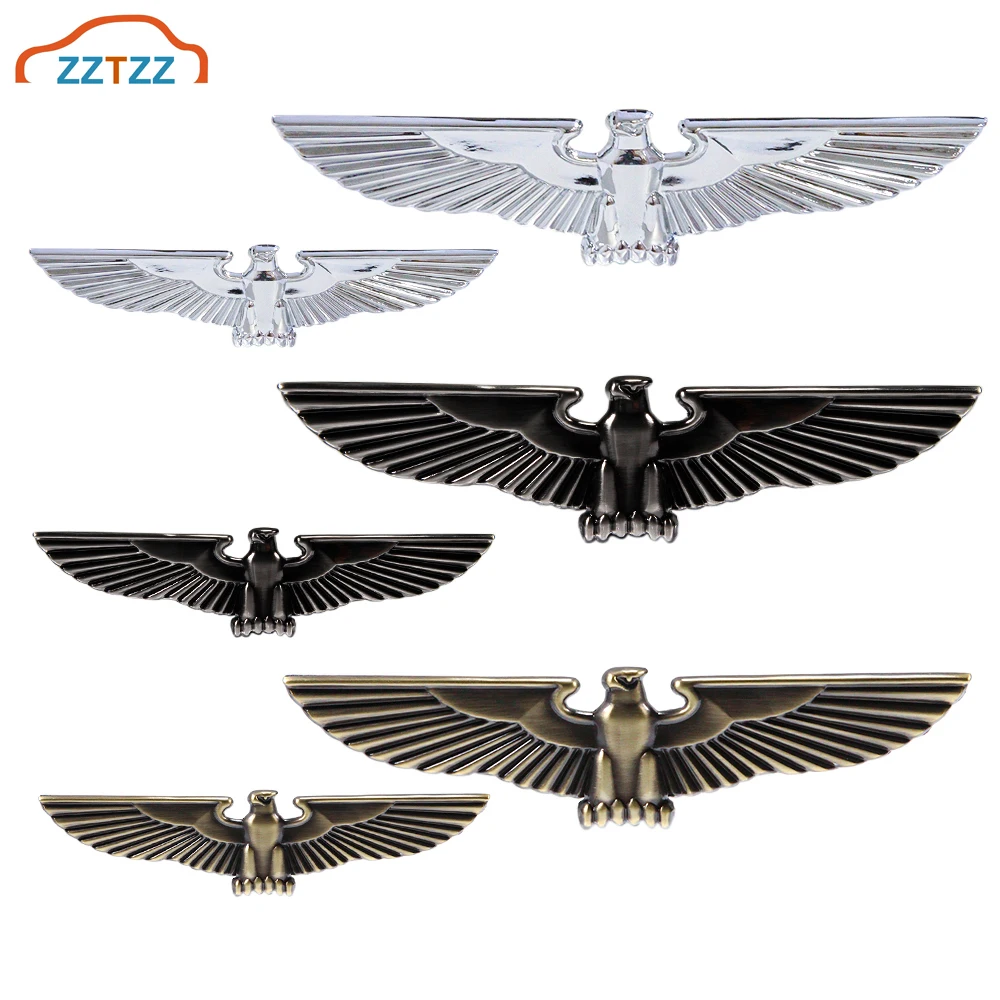 Металлический 3d-значок с крыльями орла автомобильная наклейка-эмблема наклейка