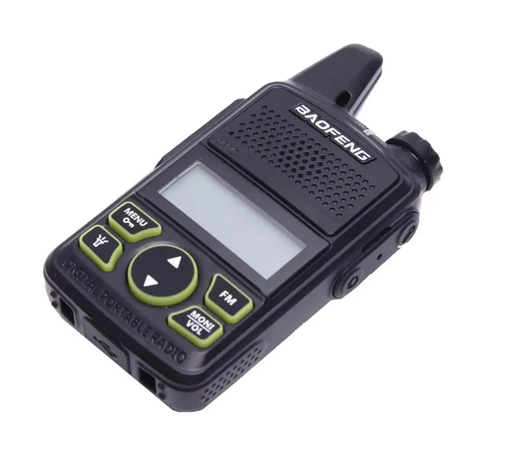 2 шт. BAOFENG T1 мини Two Way Радио BF иди и болтай Walkie Talkie UHF 400 470 МГц 20CH Портативный Ham FM CB
