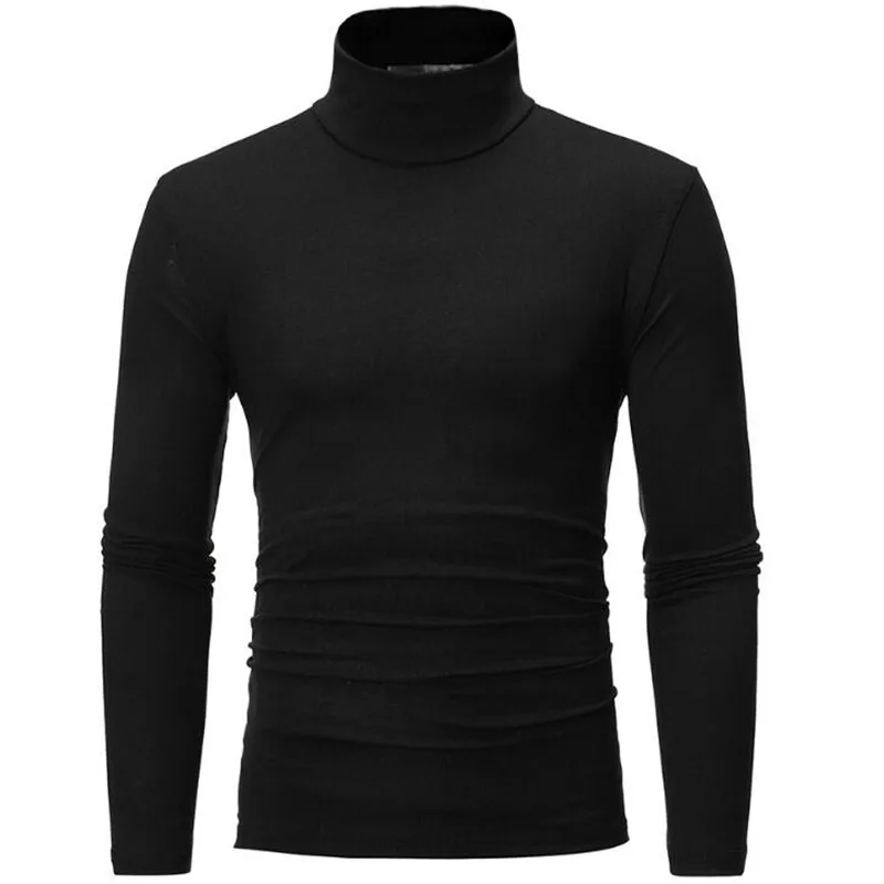 Футболка мужская тонкая повседневная с длинным рукавом большого размера на