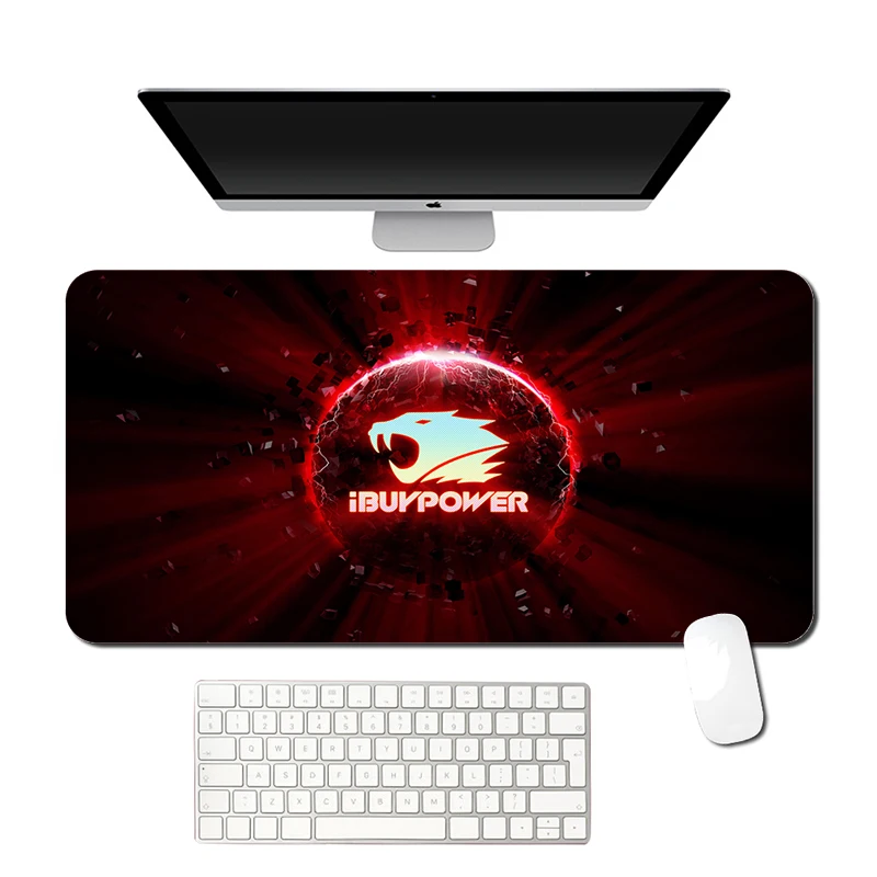 

Mouse Pad IBUYPOWER Rubber Speed Gamer PC Computer Keyboard Mausepad Durable Desktop Gaming Accessories Large CS GO LOL Mousepad