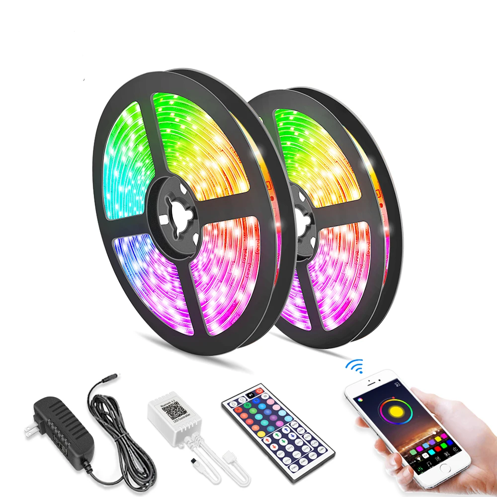 Светодиодная лента RGB 5050 с пультом ДУ 5 м 10 м|Светодиодные ленты| |