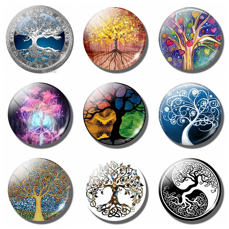 Магнит на холодильник Древо жизни 30 мм|magnet tree|refrigerator notetree magnet |