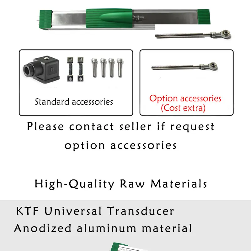 KTF 300-400mm Slider Transducer PKM Resistance Potentiometer Linear Sensor Position Motion Length Displacement Injection Machine |