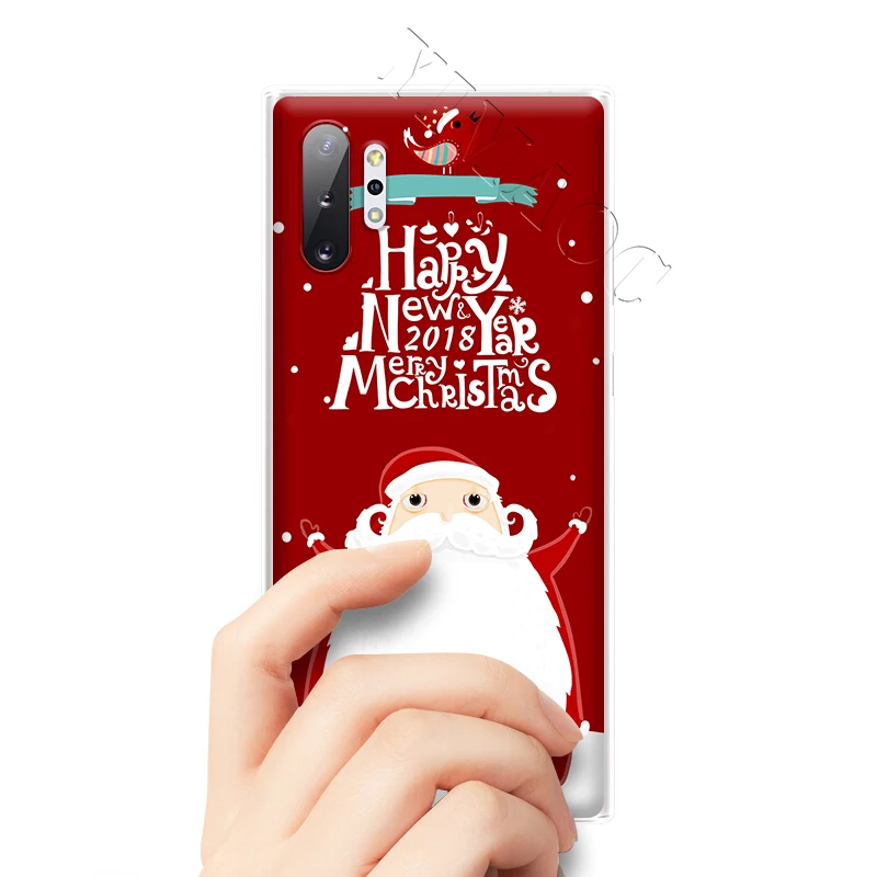 YIMAOC New Year Christmas Case for Samsung Galaxy S10 S9 S8 S7 Plus A70 A60 A50 A40 A30 A20 A10 A50S A30S A20S | Мобильные телефоны