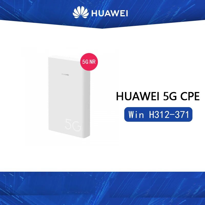 

Huawei 5G CPE Win H312-371 support sim card slot NSA SA network modes huawei 5G modem WIFI Router