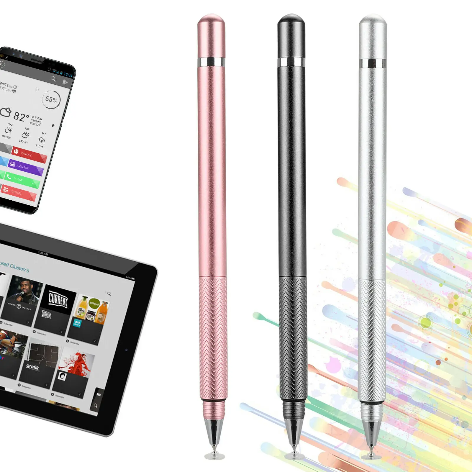 

Active Capacitive Touch Screen Smart Pen Stylus Magic Drawing Pencil For Mobile Android Phone iPad Samsung Tablet Accessories