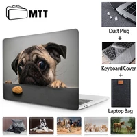 mtt laptop case for macbook air 13 pro 13 14 15 11 12 16 with touch bar cute dog cover laptop sleeve funda a2442 a2289 a2337