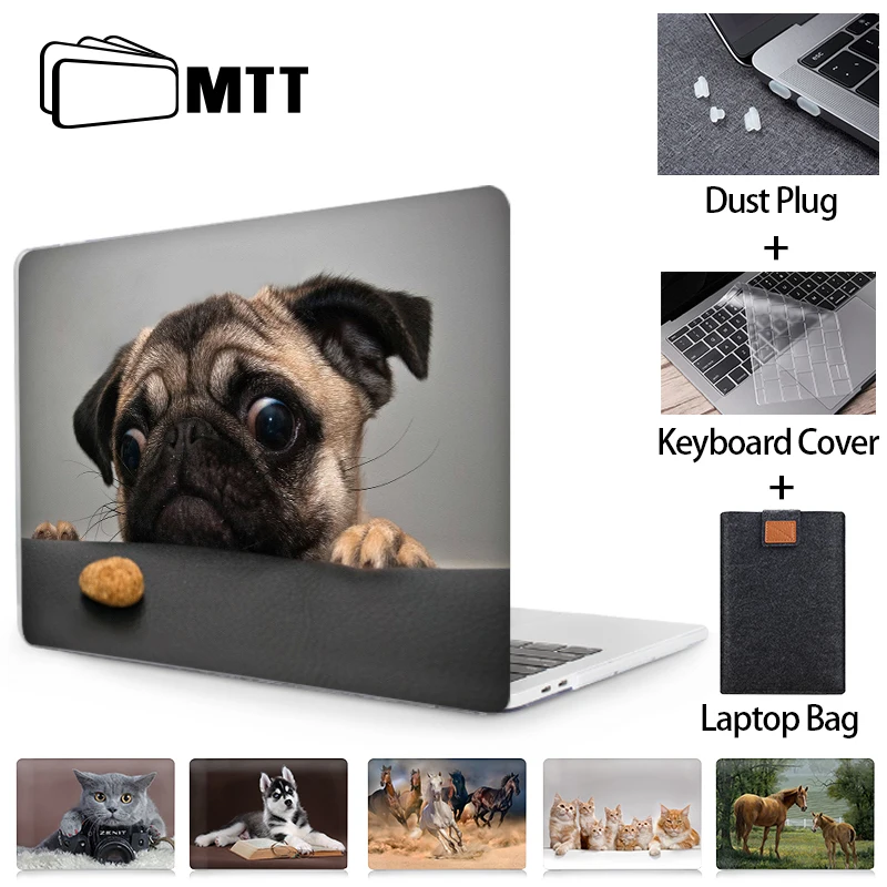 Чехол MTT для ноутбука Macbook Air 11 13 Pro 15 16 чехол с тачскрином милой собачкой a1534 a2289