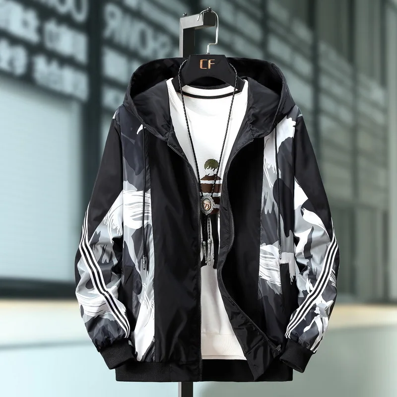 Мужская куртка больших размеров красный черный камуфляжный серый Подростковая для молодых людей 5XL 6XL 7XL 8XL