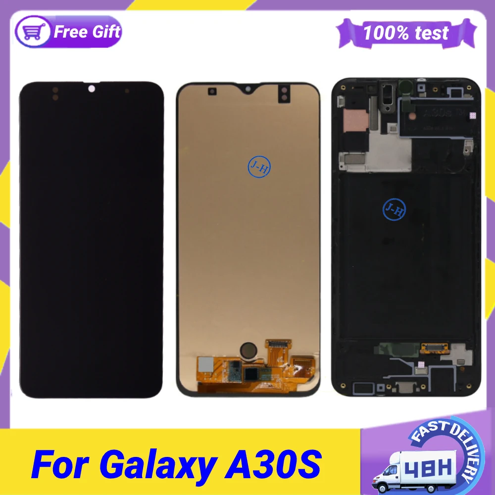 ЖК-дисплей 6 4 дюйма для Samsung Galaxy A30S A307 A307FN сенсорный экран с дигитайзером в сборе