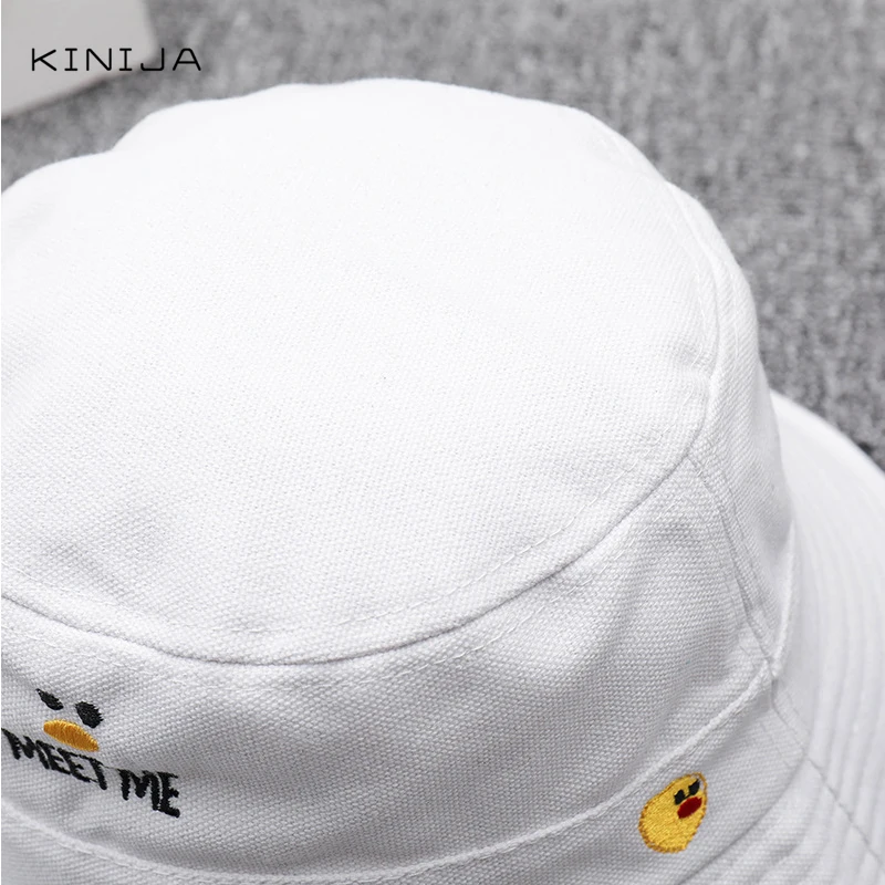 Вышитая шляпа для умывальника унисекс хлопковая Складная Панама Дамская