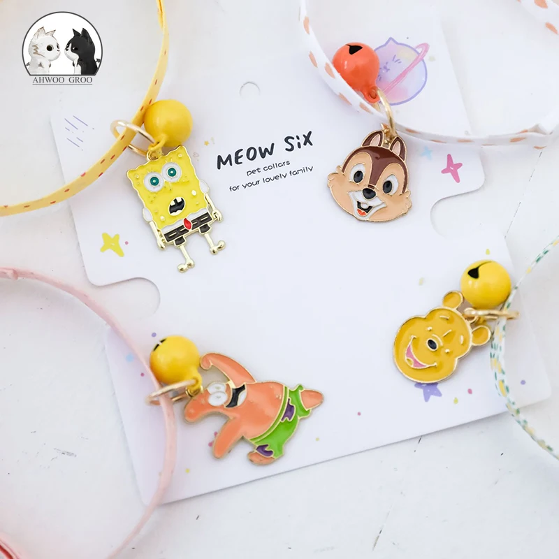 Ошейник для домашних животных кошка безопасная Пряжка ожерелье аниме ювелирные