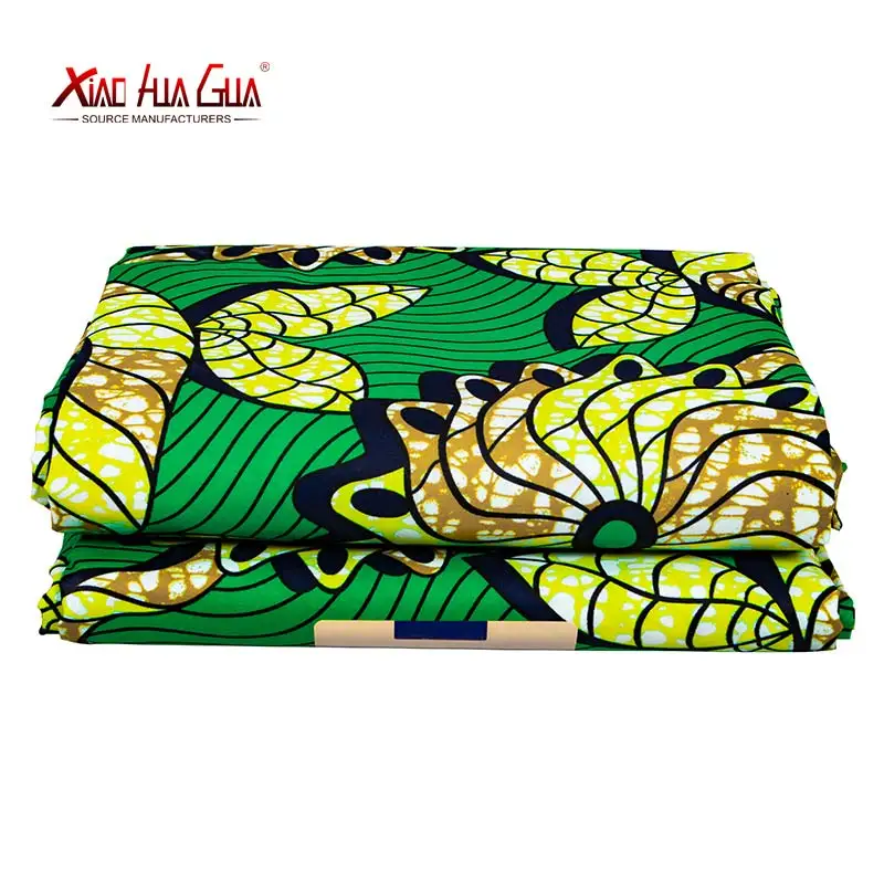 

2021 Fabric African Polyester Printed Floret Coat African Floor Coat Wax High Quality 6 Yards /lot African Fabric Garment FP6364