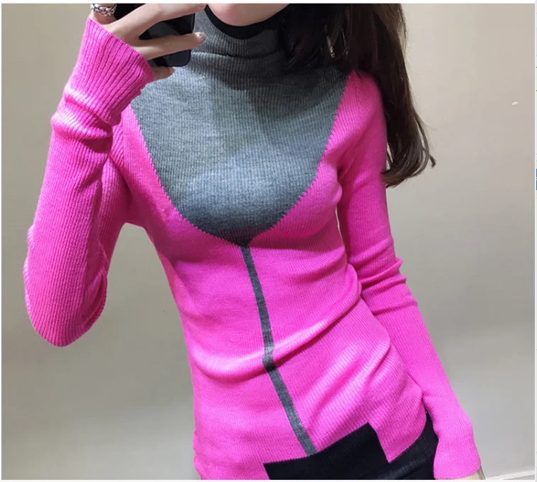 Женский свитер с высоким воротником - купить по выгодной цене |