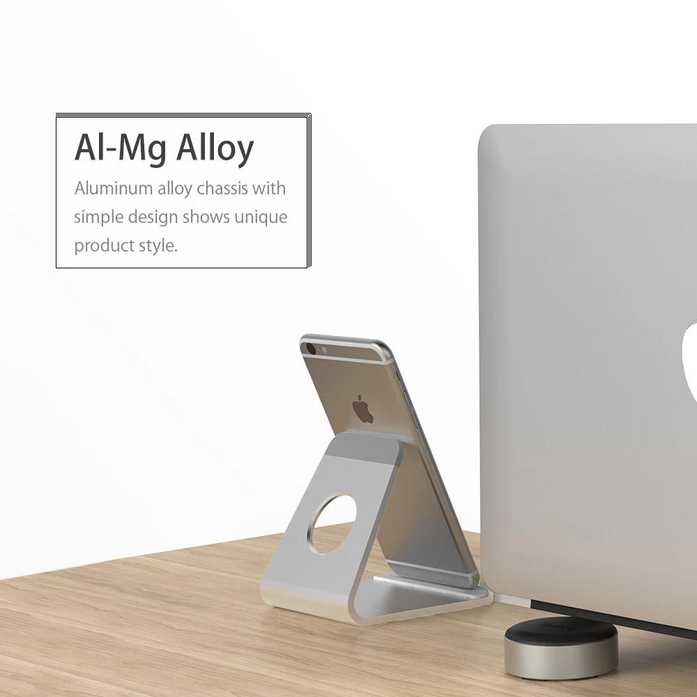 Подставка для телефона/планшета ORICO алюминиевый настольный держатель iPad iPhone Sony