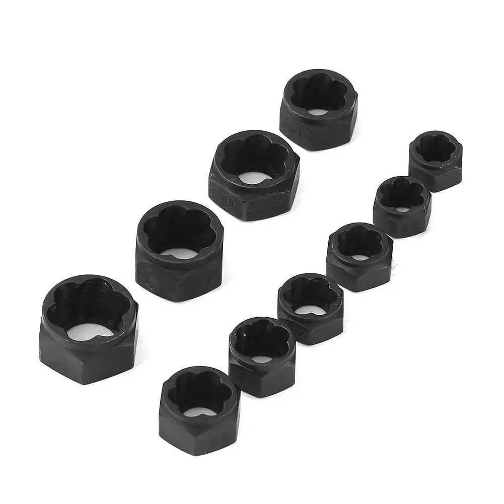 

10 шт./компл. Съемник шпилек набор ручных инструментов для удаления сломанных болтов и винтов набор инструментов для резьбы Набор инструмент...