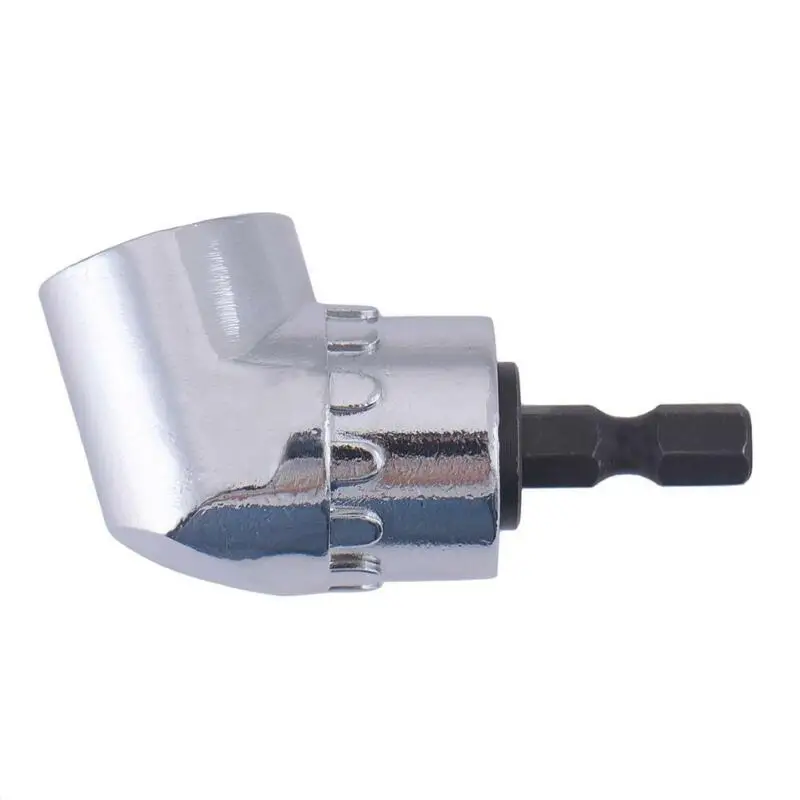 

105 Degree Right Angle 1/4" Head Screws Drivers Flexible Angle Extension Bit Kit