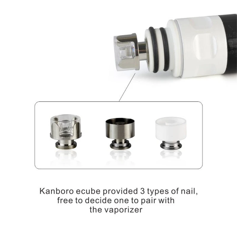 Kanboro электронная сигарета Ecube комплект сухой травы масло вапоризатор кварцевые ногтей Vape ручка Электронная с фильтрации воды курительная трубка