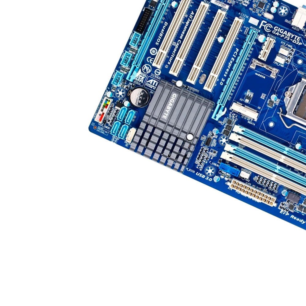 Gigabyte GA-P75-D3P рабочего Материнская плата P75-D3P B75 LGA 1155 Core i7 i5 i3 DDR3 32G SATA3 USB3.0 блок
