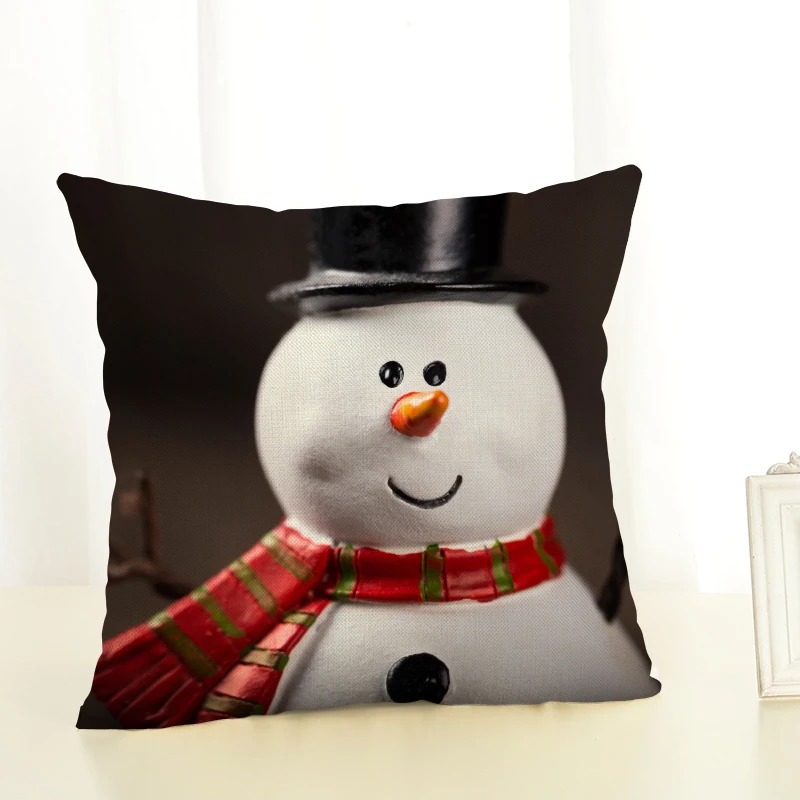 Снеговик серии накидки на подушки украшения дома размером 45*45 декоративная
