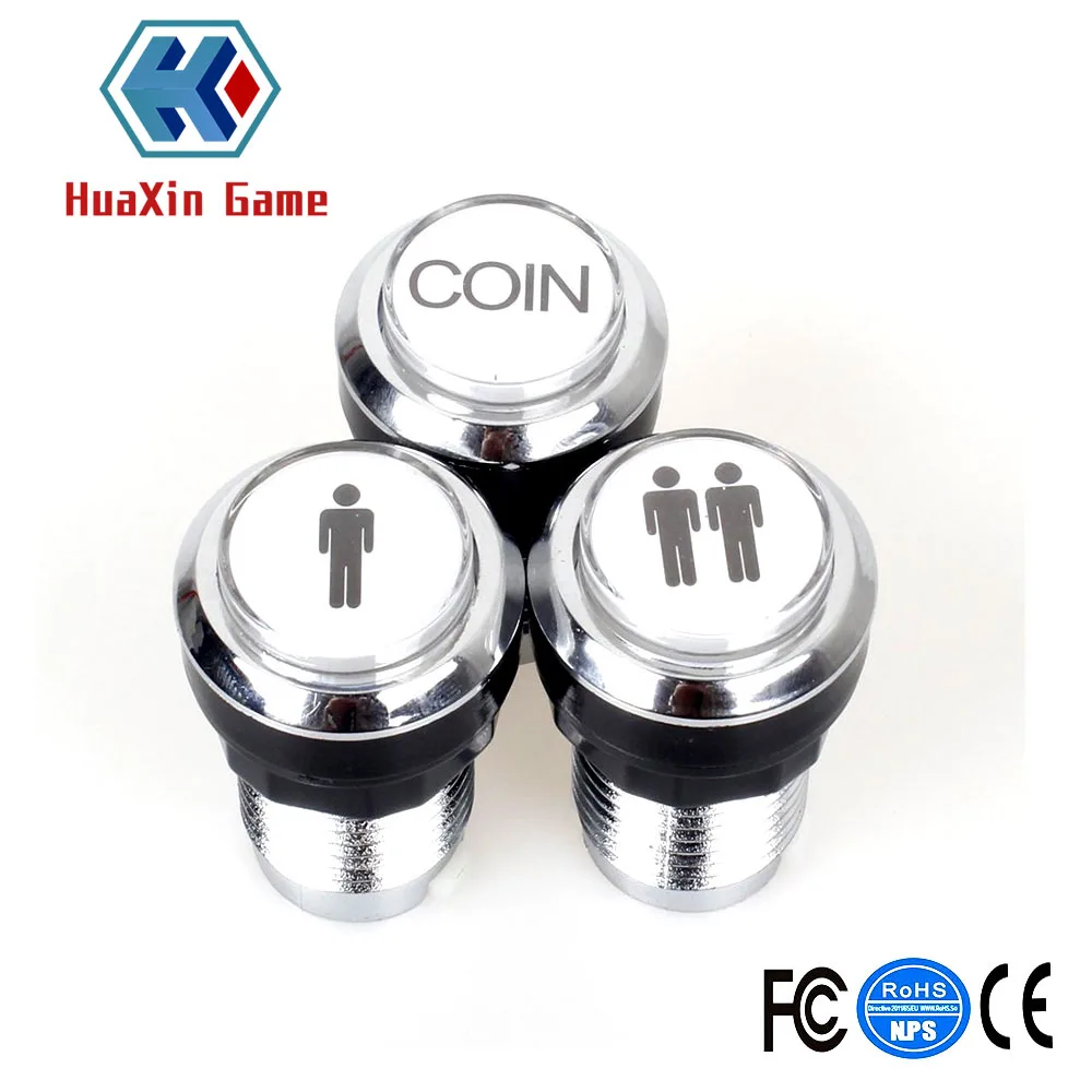 2 Player Arcade Game DIY Accessories Kit For PC And Raspberry Pi 5Pin Joystick + Chrome Plating LED Illuminated Push Buttons | Спорт и