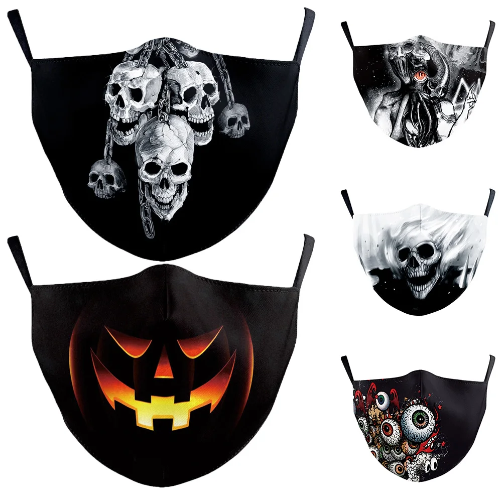 Модные косплей на Хеллоуин ужас Джокер уход за кожей лица защита для рта маска