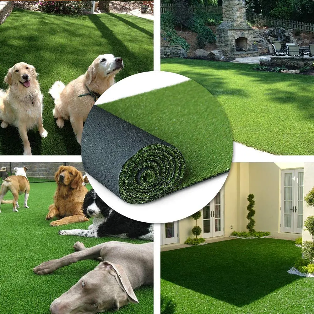

Artificial Synthetic Grass Carpet Turf Indoor Outdoor Pet Dog Artificial Grass Mat Rug Carpet for Garden Backyard Balcony