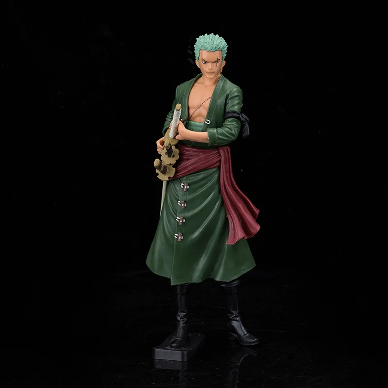 Новая цельная фигурка 28 см Roronoa Zoro Большая в сборе Коллекционная модель игрушек