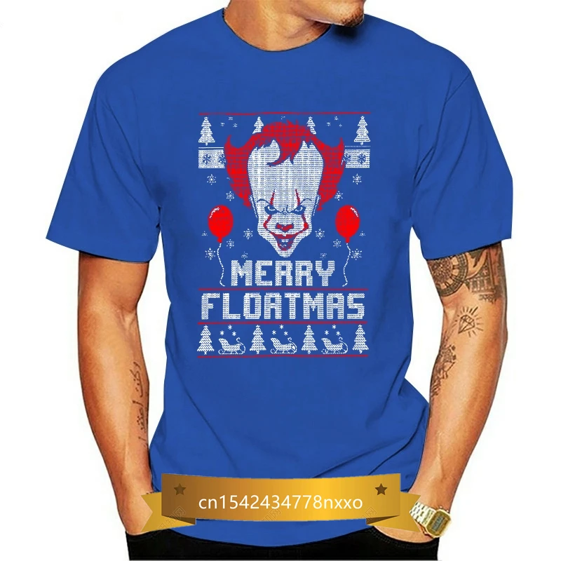 

Merry Floatmas Parody T Shirt Xmas Clown It Ugly Christamas Mens Tee