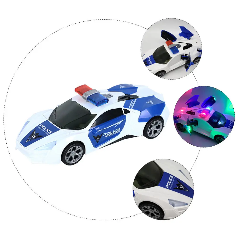 

1pc Children Electric Police Car Model Educational (Without Battery)