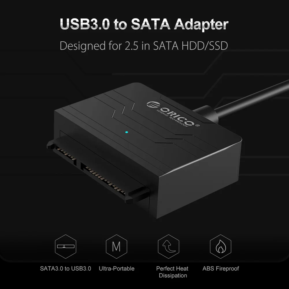 Адаптер для жесткого диска ORICO с USB 2 5 на SATA 22 Pin дюйма | Компьютеры и офис