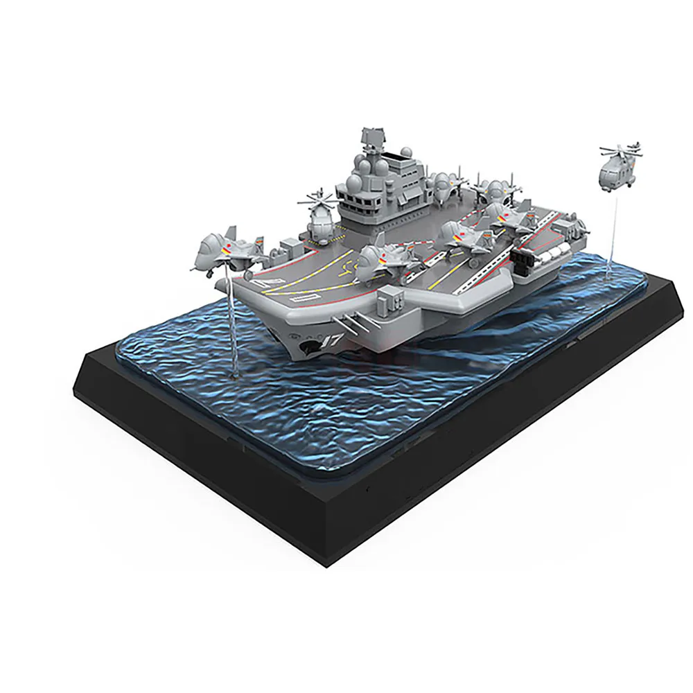 

Plastic Model Assembly Kits With Sea View Platform for MENG WB-008 PLA. Navy Shandong Warship Q Edition Aircraft Carrier Model