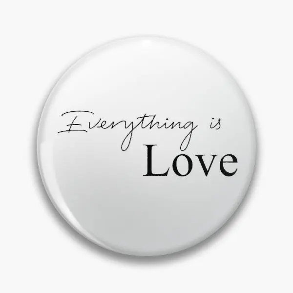 

Everything is love zrj Soft Enamel Pin Lapel Pin Creative Badge Gift Lover Metal Cartoon Brooch Hat Jewelry Collar Clothes Cute