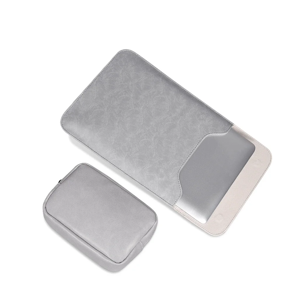 Graywithsmallbag Чехол для ноутбука из искусственной кожи для Macbook Air Pro retina 11 13 15 дюймов, чехол для Macbook New Pro 13, чехол для Xiaomi - Цвет: Graywithsmallbag