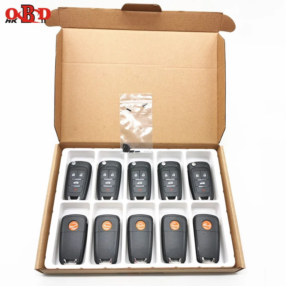 

10pcs Xhorse BU Style Wire/Wireless Universal 3/4 Buttons Remote Car Keys for VVDI Key Tool MAX/VVDI2 Key Programmer