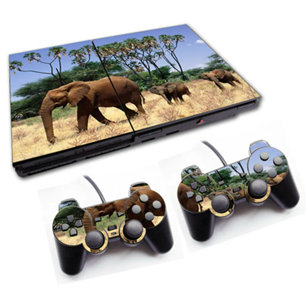 Красивый дизайн для ps2 slim 70000 серия наклейка на консоль кожи Оптовая