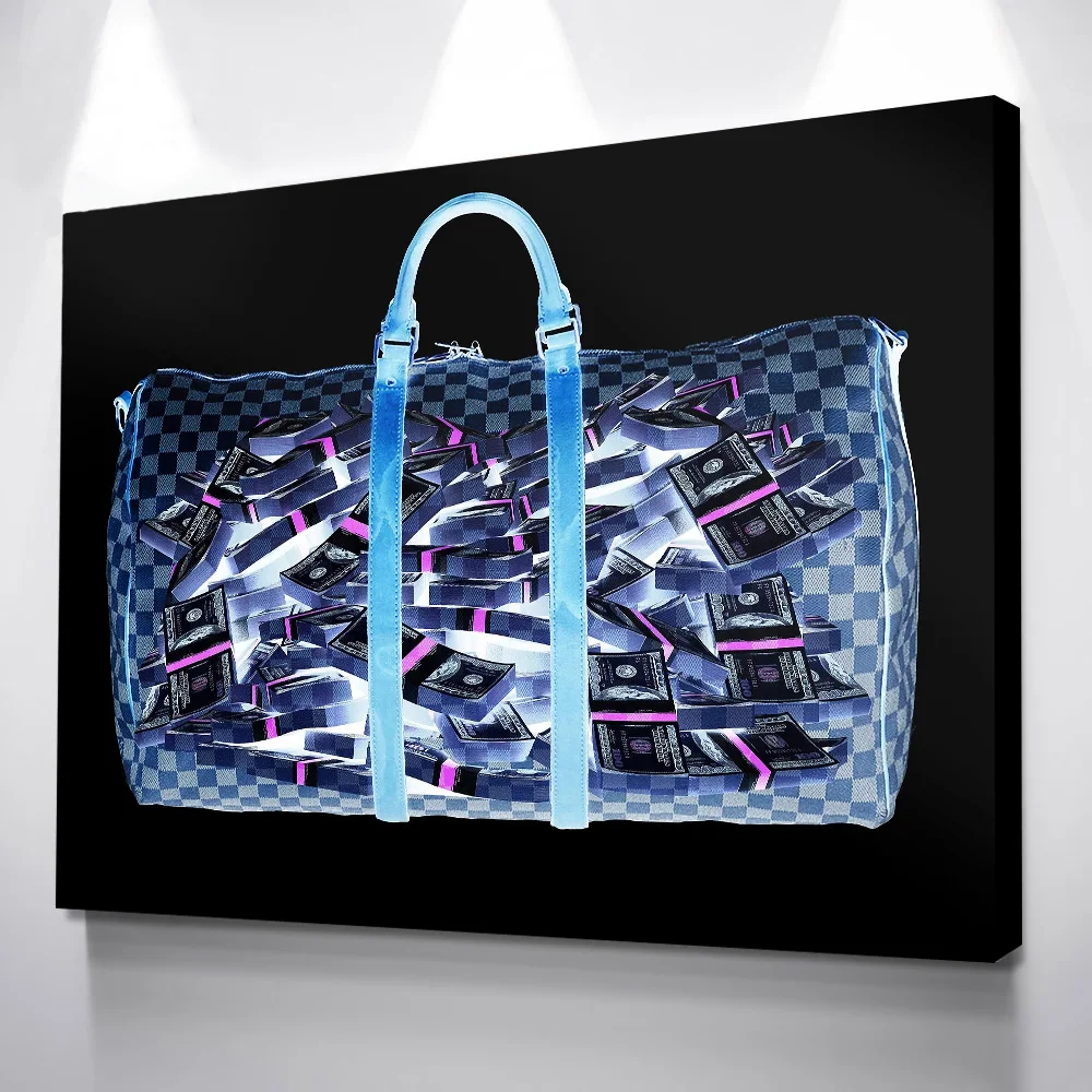 Модульные Hd печатные картины Современное украшение для дома сумка деньги 1 шт.