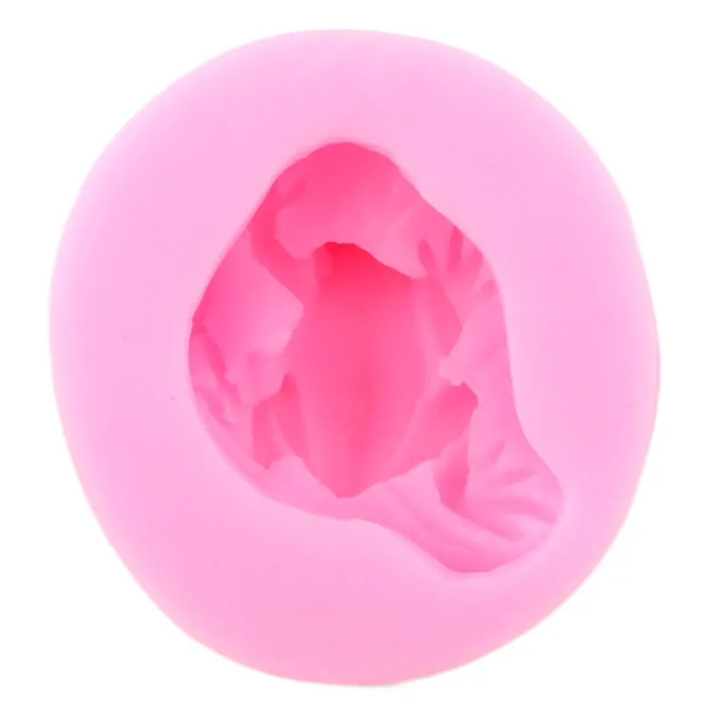 3D в виде листка лотоса лягушка силиконовые формы кекс сделай сам для выпечки