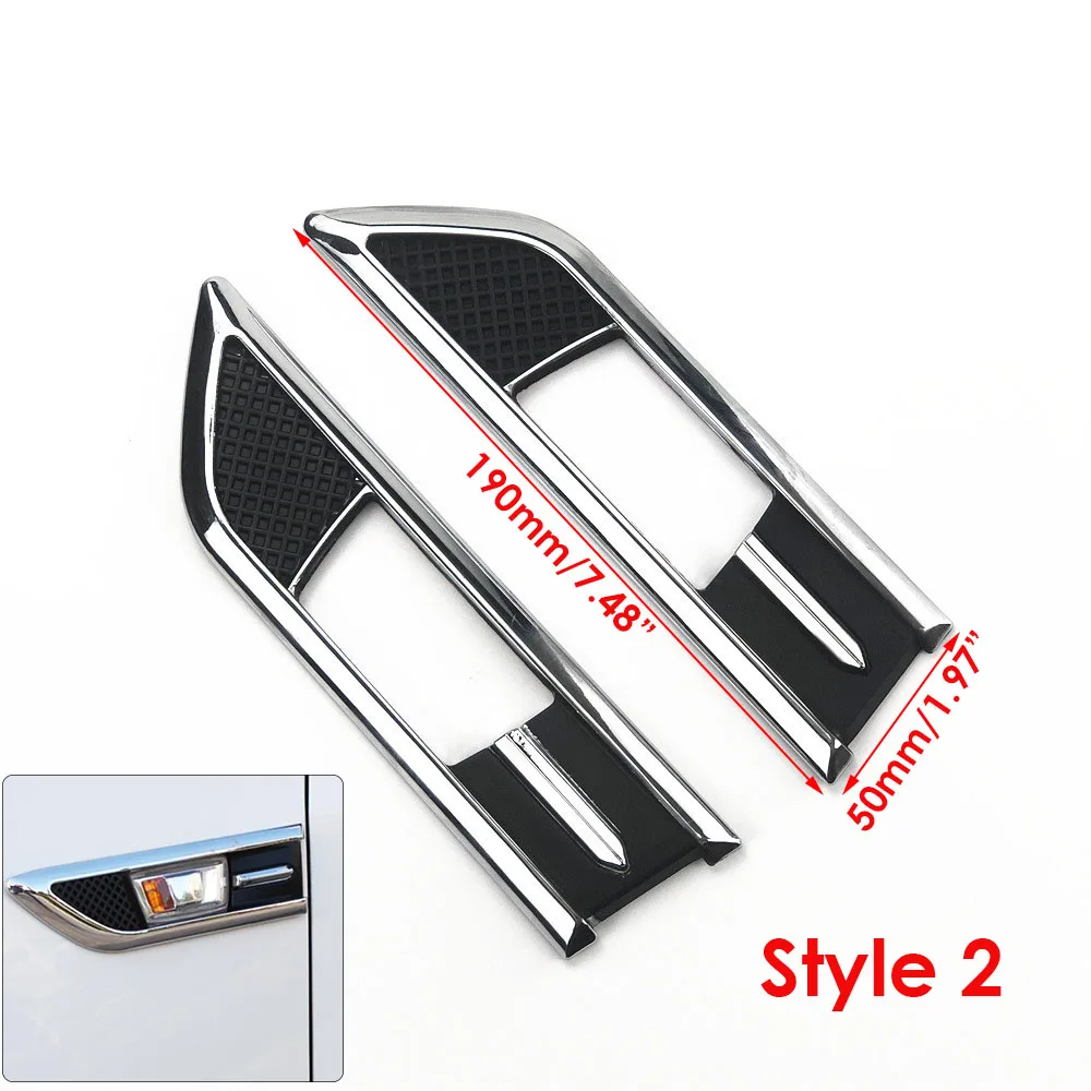 

For Chevrolet Chevy Cruze Aveo Sail Car Accessories ABS Chrome Turning Signal Lamp Cover Light Side Emblem Decoration Trim Sport
