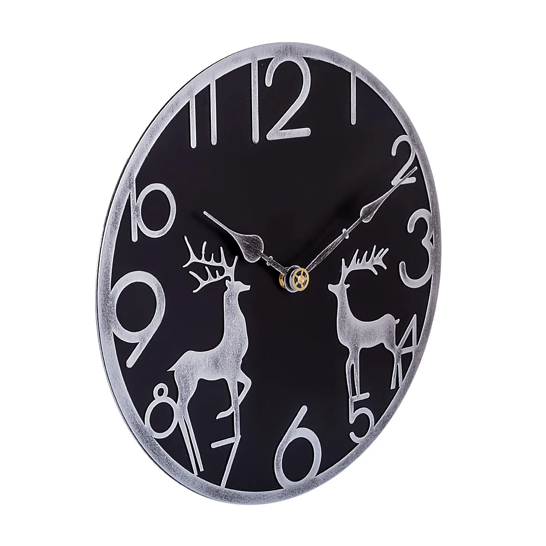 12 дюймов 30 см в скандинавском стиле с изображением лося бесшумные декоративные