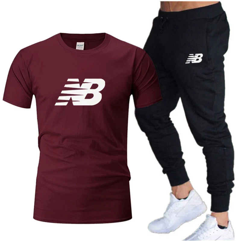 

2021 Selling Men's Sweatshirt + Pants 2 Piece Set Casual Sportswear Basketball Wear Spring and Summer New Sportswear Brand Suit