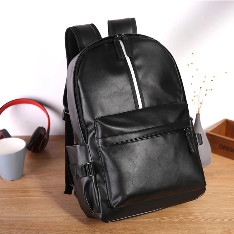 Мужские дорожные рюкзаки для ноутбука USB зарядка PU Сумка Macbook Air Pro 11 12 13 15 Lenovo HP Asus