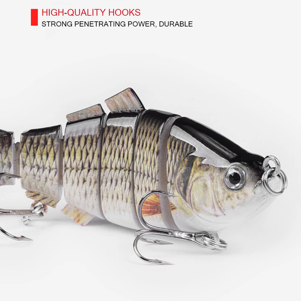 Рыболовная Приманка 10 см 19 5 г Реалистичная 6 сегментов жесткая приманка воблеры