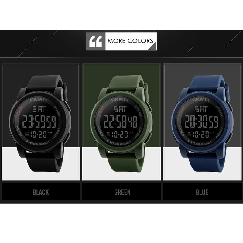 SKMEI Роскошные модные брендовые военные уличные светящиеся спортивные часы