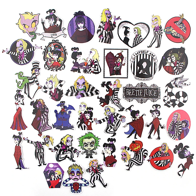 CA33 38 шт./компл. фильма ужасов сделай сам Стикеры Водонепроницаемый для ноутбука