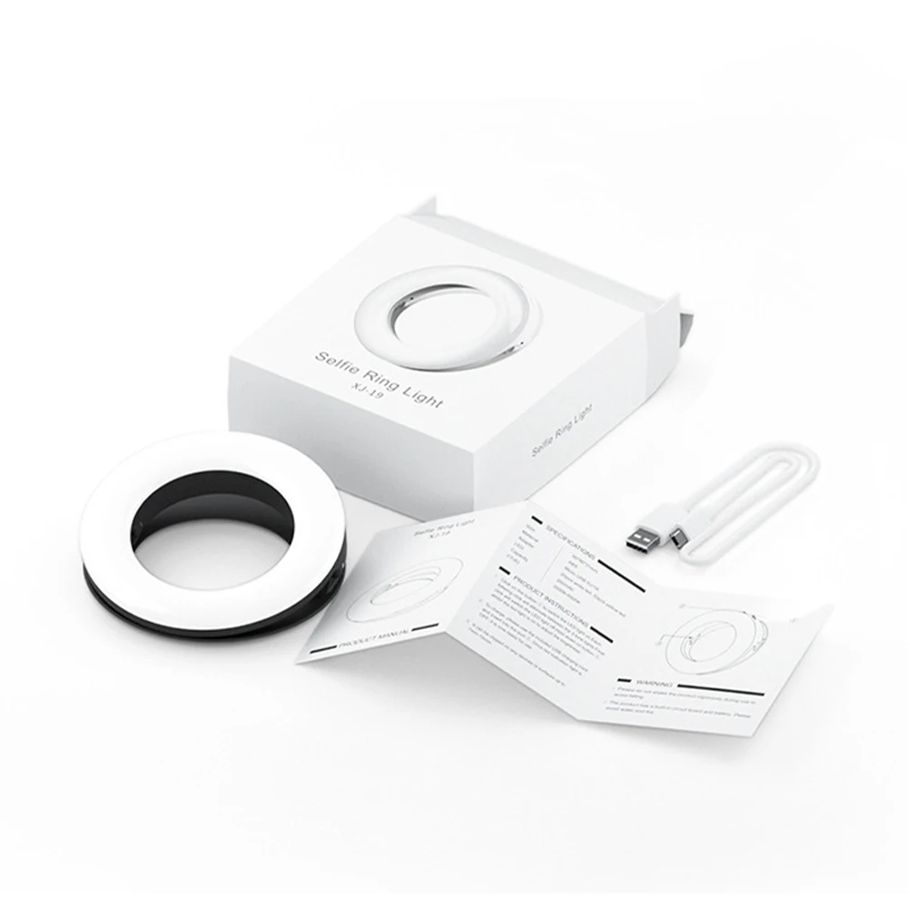 Универсальная селфи лампа мобильный телефон объектив портативное кольцо