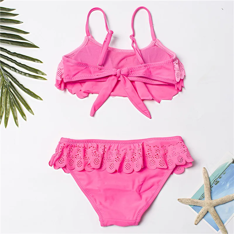 Комплект бикини Falbala для девочек купальный костюм с дырками 2020 детский