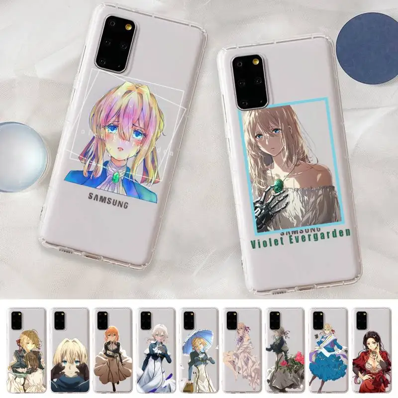 

Yinuoda Violet Evergarden Anime Phone Case For Samsung A 10 20 30 50s 70 51 52 71 4g 12 31 21 31 S 20 21 plus Ultra